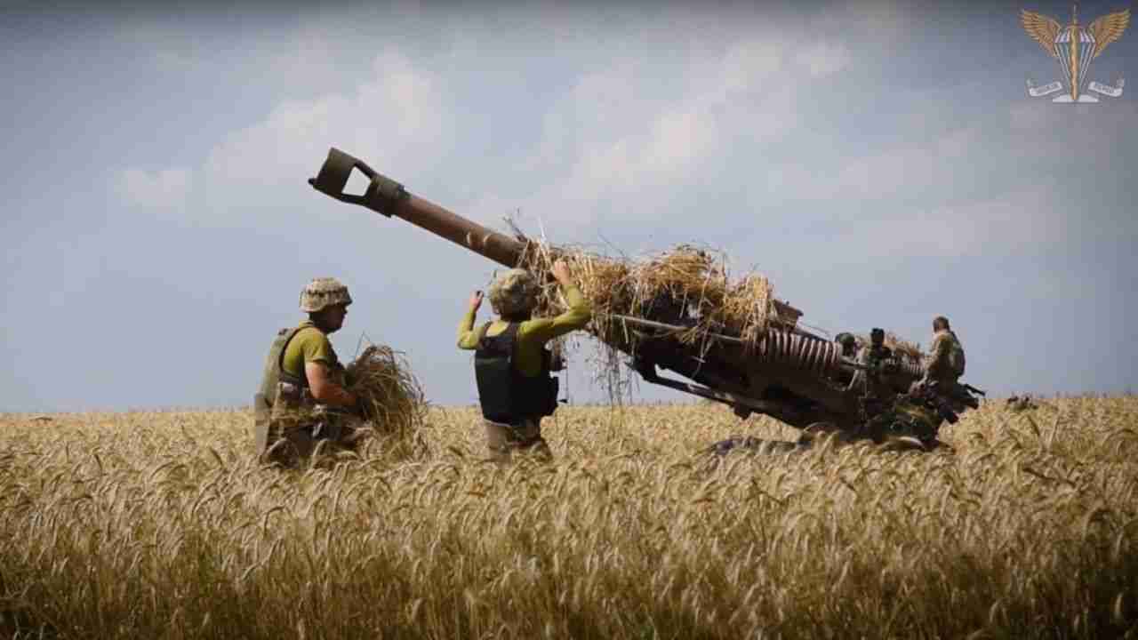 Oekraïne test 155 mm Marta houwitser met een kortere 39-kaliber loop