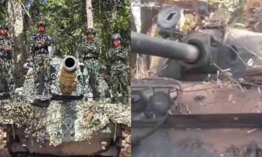 Tanque M48 da Tailândia destrói T-55 do Camboja em confronto na fronteira
