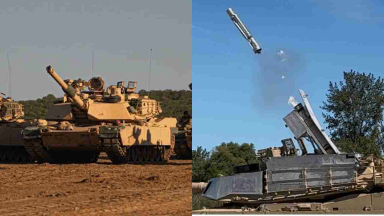 Exército dos EUA testa M1A2 Abrams com drones Switchblade e mira futuro dos blindados