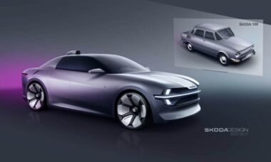 Škoda divulga conceito para sedã elétrico futurista baseado em um de seus carros mais famosos