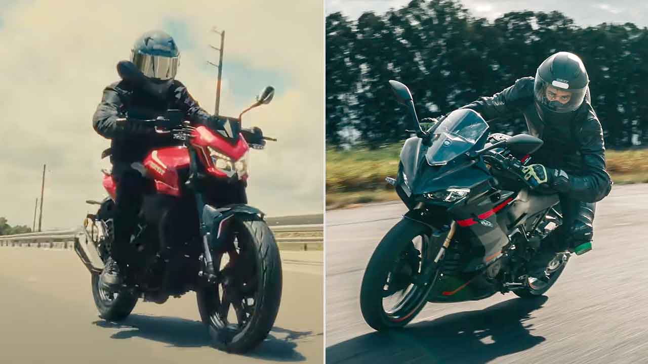 Flash 250F e SBM 250S. Fotos: Shineray Brasil