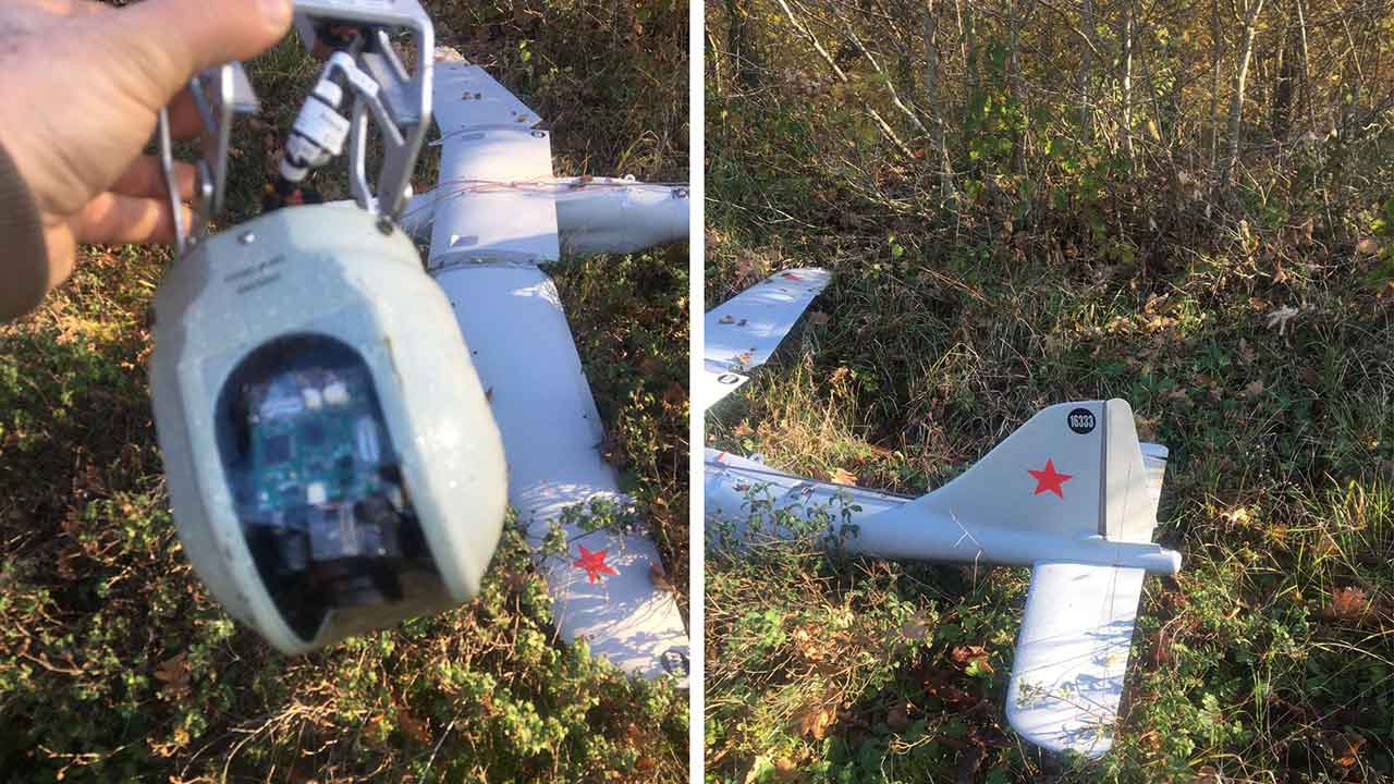 Drone militare russo Orlan-10 cade in Turchia, vicino a Istanbul. Telegram @ClashReport