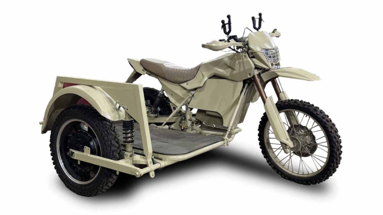 Izh-Enduro with sidecar. Telegram @kalashnikovnews