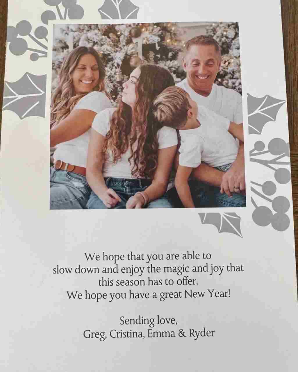 Greg Biffle, lenda da NASCAR, enviou cartões de Natal para sua família antes de morrer em acidente de avião