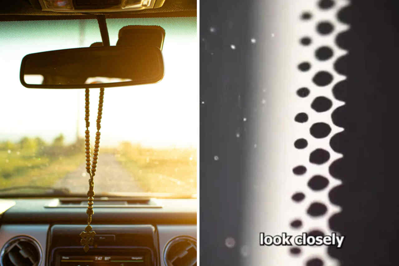 Internautas se surpreendem ao descobrir a função dos pontinhos pretos no parabrisa