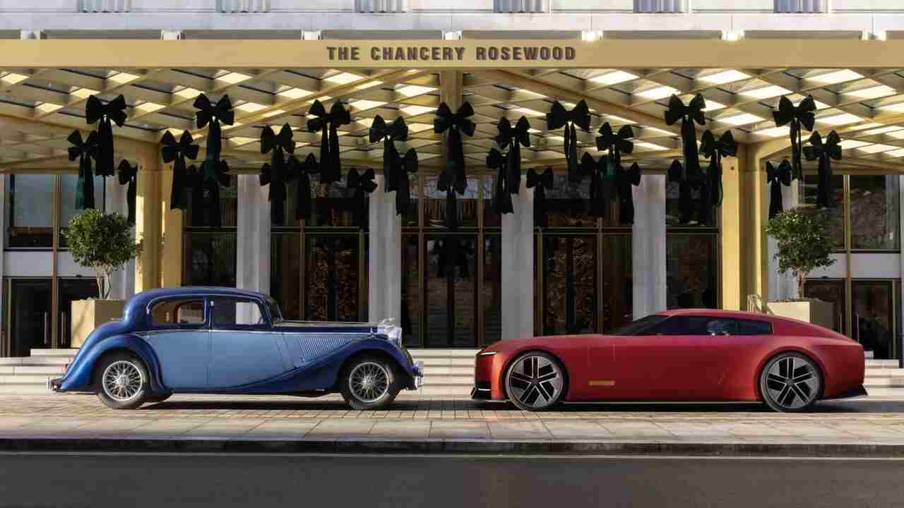 Type 00 fa apparizione pubblica per celebrare i 90 anni della Jaguar