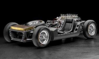 Chassi P400. Foto: Lamborghini