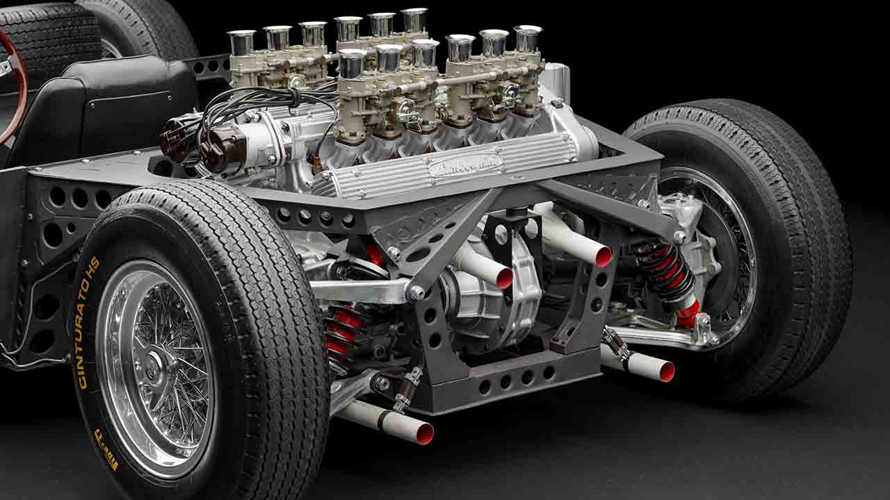 Chassi P400. Foto: Lamborghini