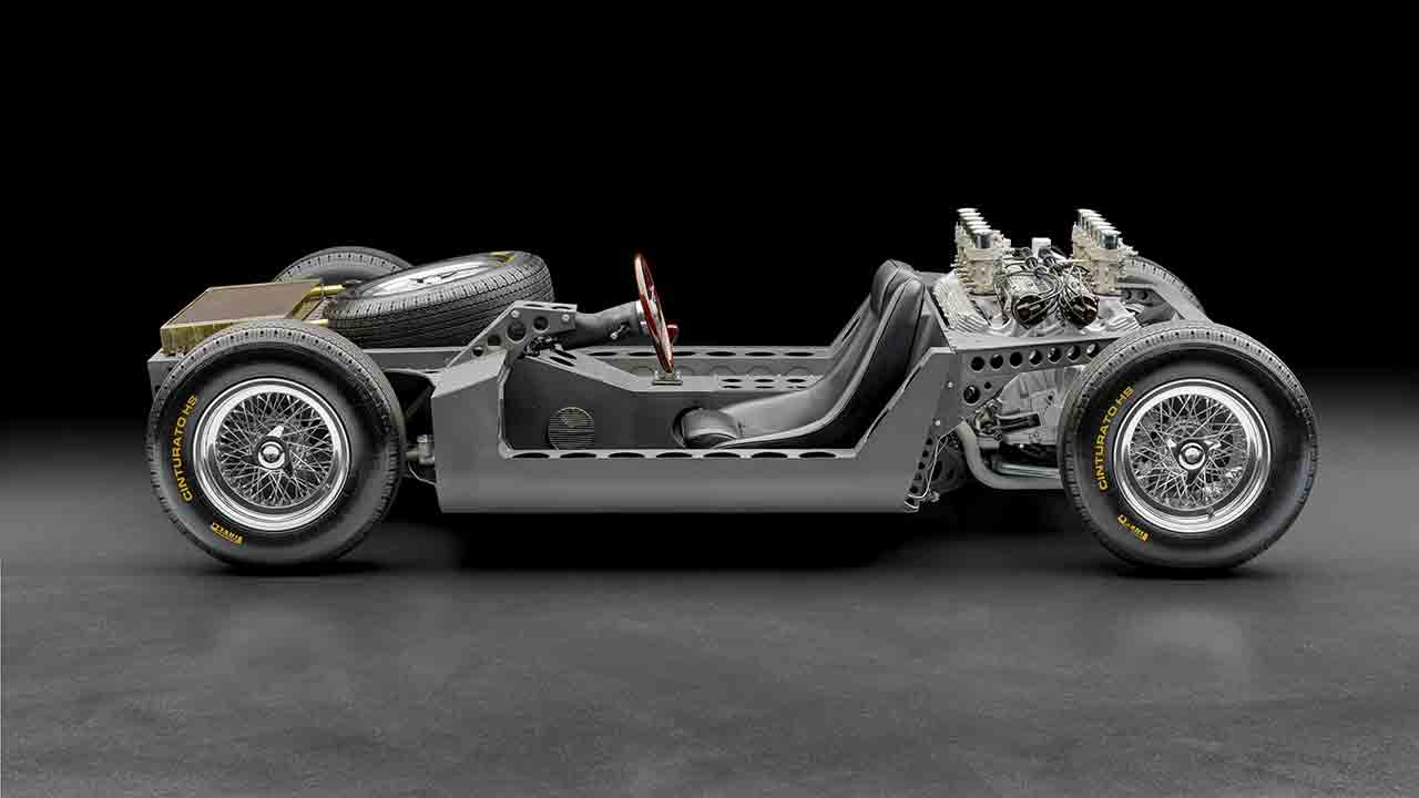 Chassi P400. Foto: Lamborghini