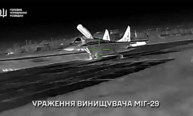 Ucrânia destrói caça russo MiG-29 e radar Irtysh em ataque de drone na Crimeia. Telegram @army_tv