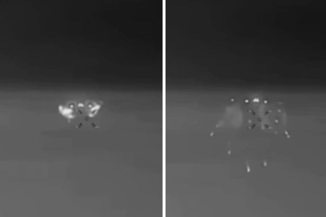 Russian Shahed drones seen dropping anti-tank mines