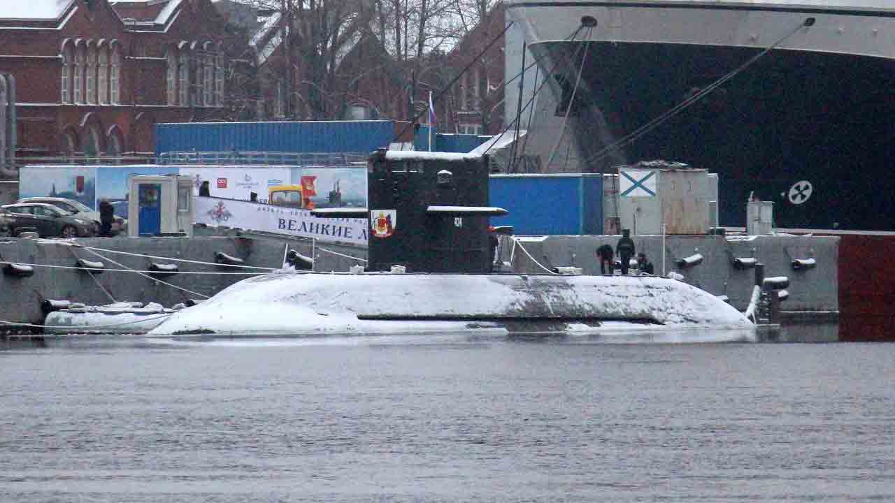 Ubåten Velikiye Luki. Foto: Den russiske føderasjonens marine