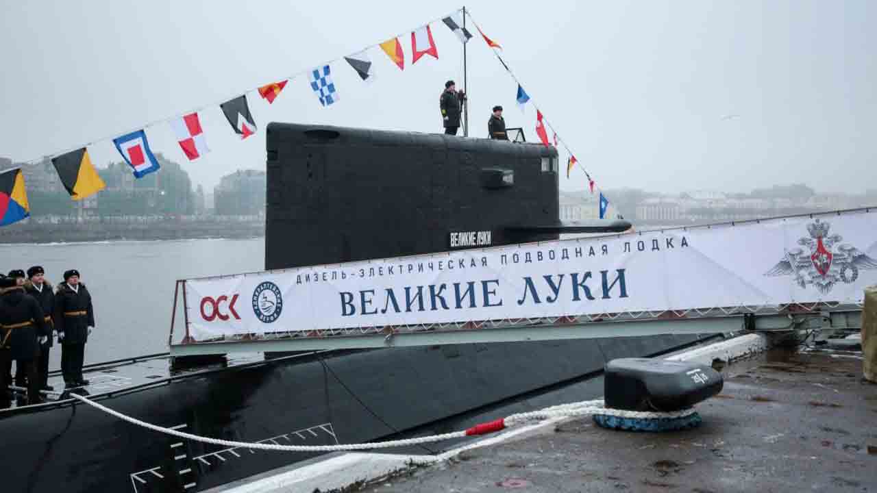 Ubåten Velikiye Luki. Foto: Den russiske føderasjonens marine