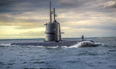HMS Halland. Instagram @forsta_ubatsflottiljen