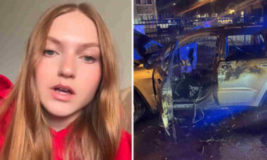 Vídeo: Mulher relata desespero depois de seu Jeep entrar em combustão espontânea