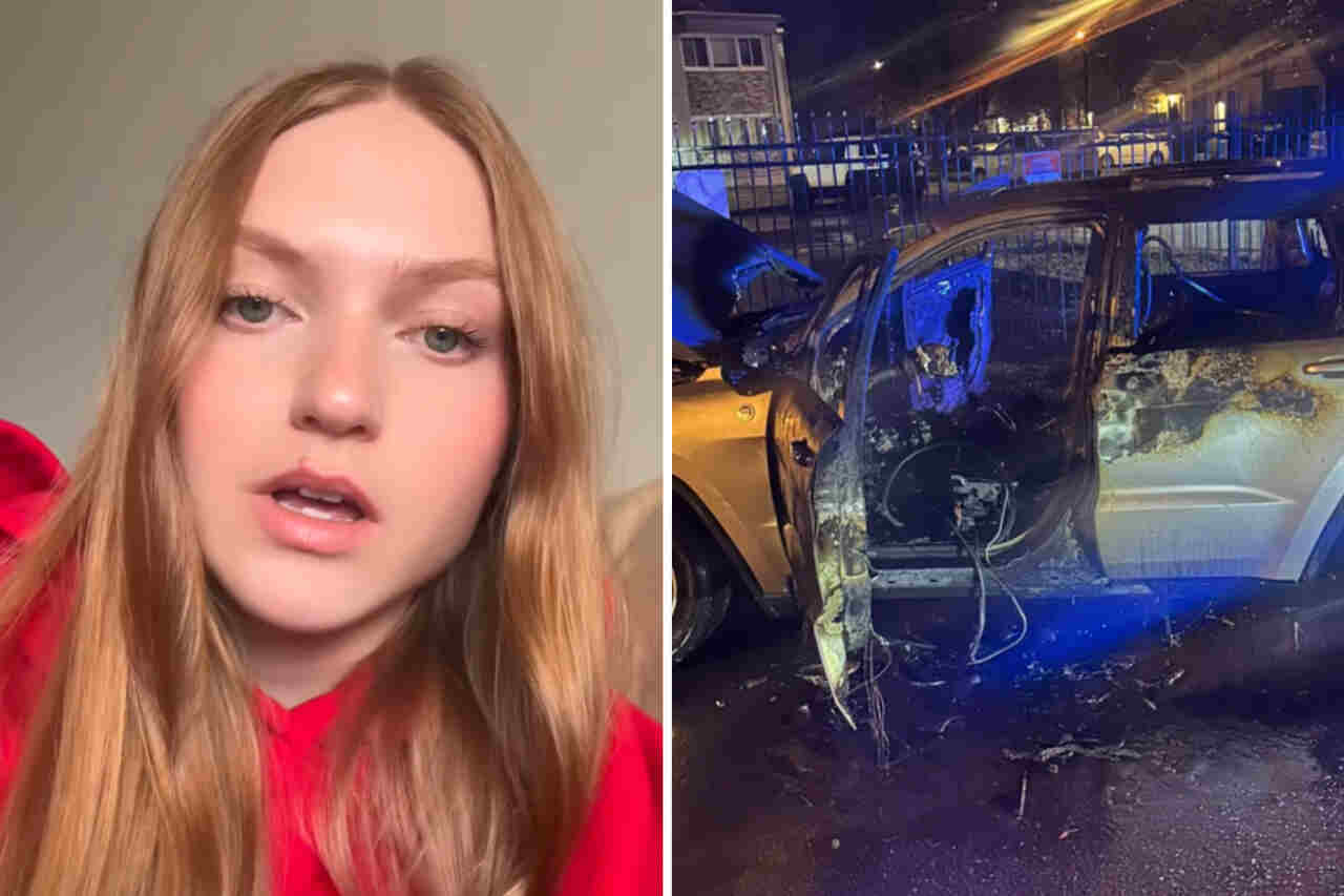Vídeo: Mulher relata desespero depois de seu Jeep entrar em combustão espontânea