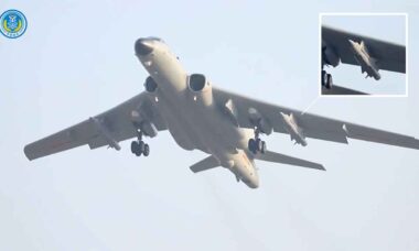 Bombardeiros chineses com mísseis supersônicos YJ-12. Telegram @china3army