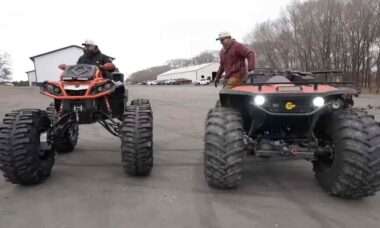 Vídeo: ATV modificado por youtubers desafia veículo russo gigante