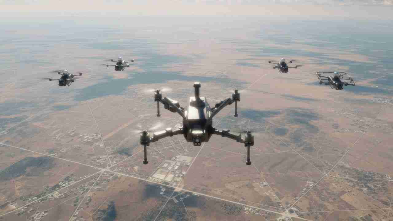 Skunk Works integrates system to control two or more drones with a single operator