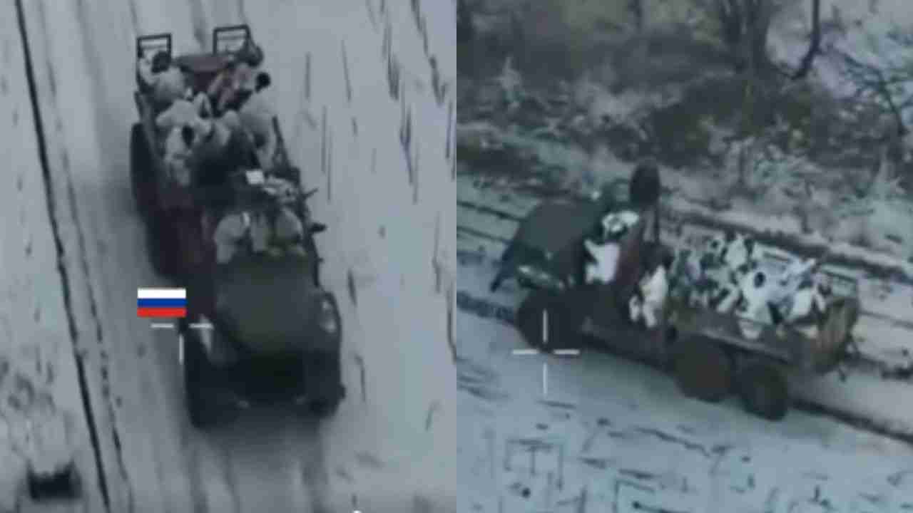Ucrânia defende posição e destrói infantaria russa em caminhão Ural perto de Dobropillia