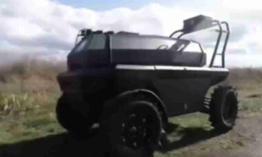 Drone MAUL com cápsula blindada resgata soldado ferido em zona cinzenta na Ucrânia