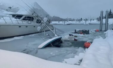 Onda de frio extremo causa naufrágios e aumenta risco de avalanches no Alasca