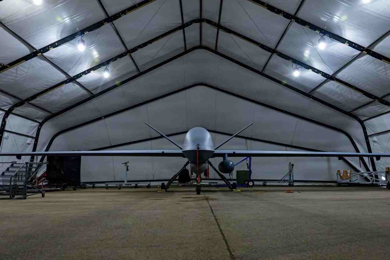 L'US Air Force expose le drone MQ-9 Reaper sur une base aérienne en Corée du Sud