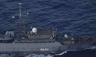 Japão confirma operação de navio espião russo perto de suas águas