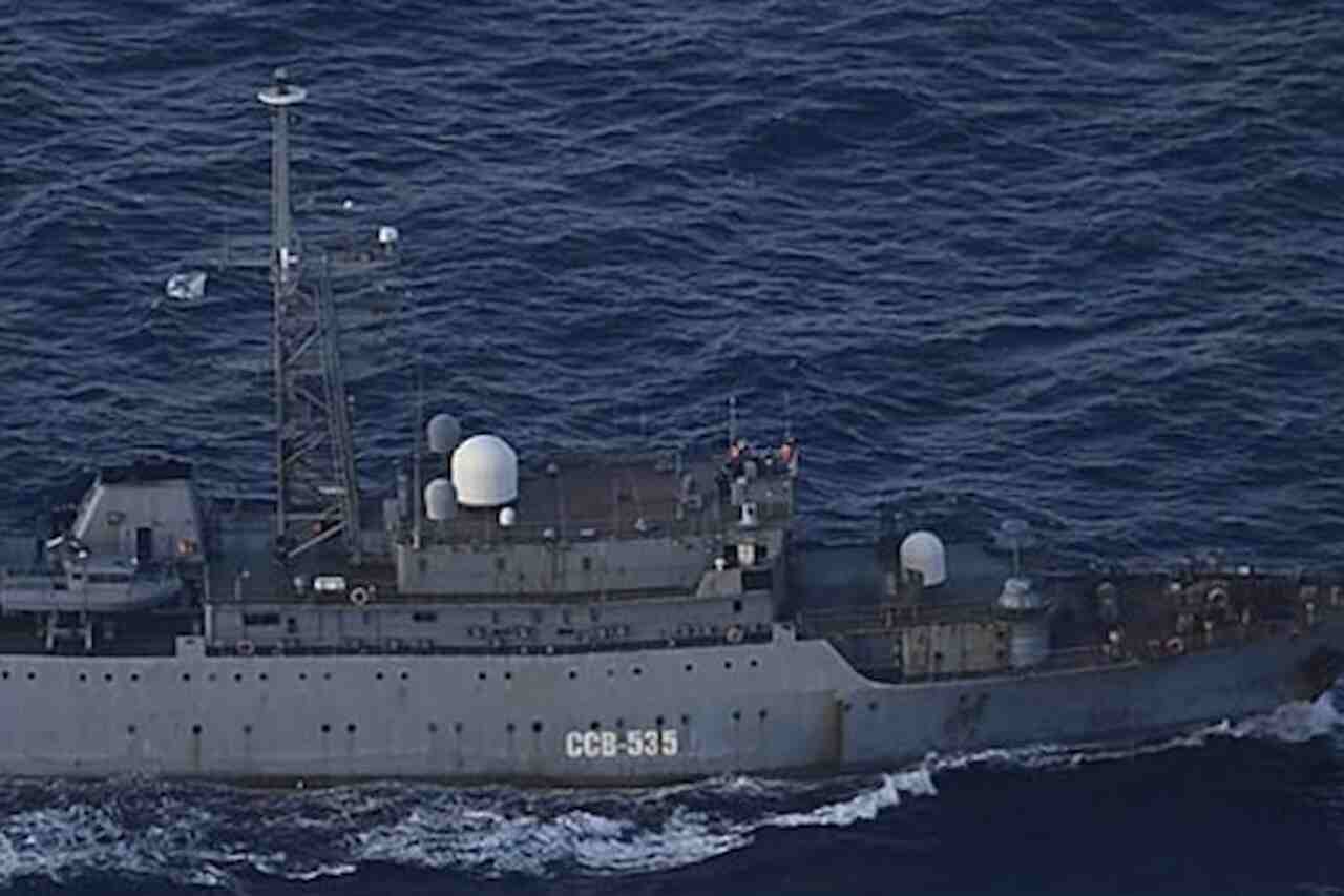 Japan bekræfter operation af russisk spionskib nær sine farvande