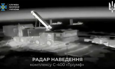 Serviço de Segurança da Ucrânia publica vídeo de operações contra defesas aéreas russas em 2025. Telegram @SBUkr