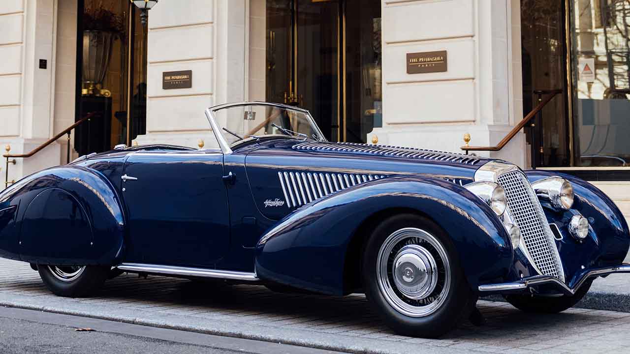 1938 Alfa Romeo 8C 2900B. Fotoğraf: Peninsula Classics Best of the Best Ödülü