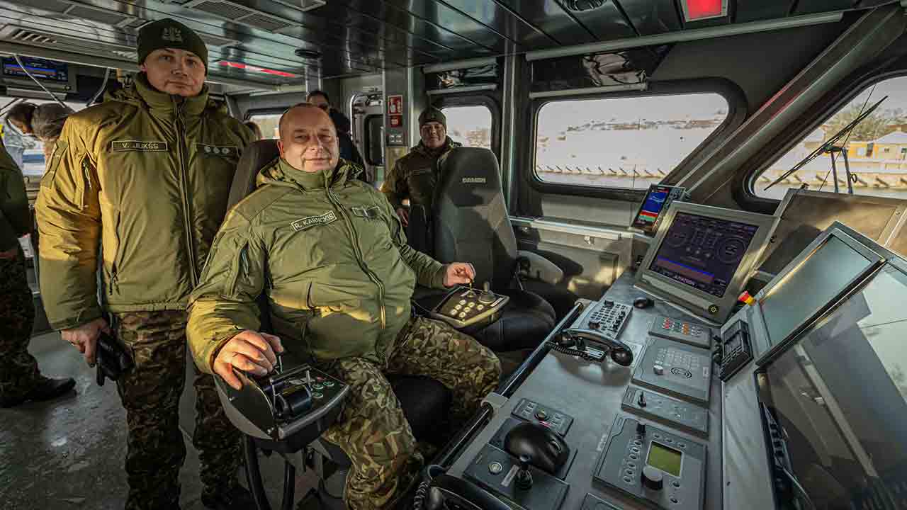 Barta patrol boat. X @LiepajaSEZ