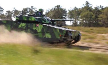 CV90 MkIV. Foto: X @BAESHagglunds