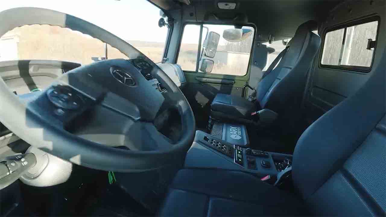 ARX Robotics en Daimler Truck presenteren onbemande militaire logistieke platform. Foto: LinkedIn ARX Robotics