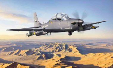 A-29 Super Tucano. Foto: Embraer
