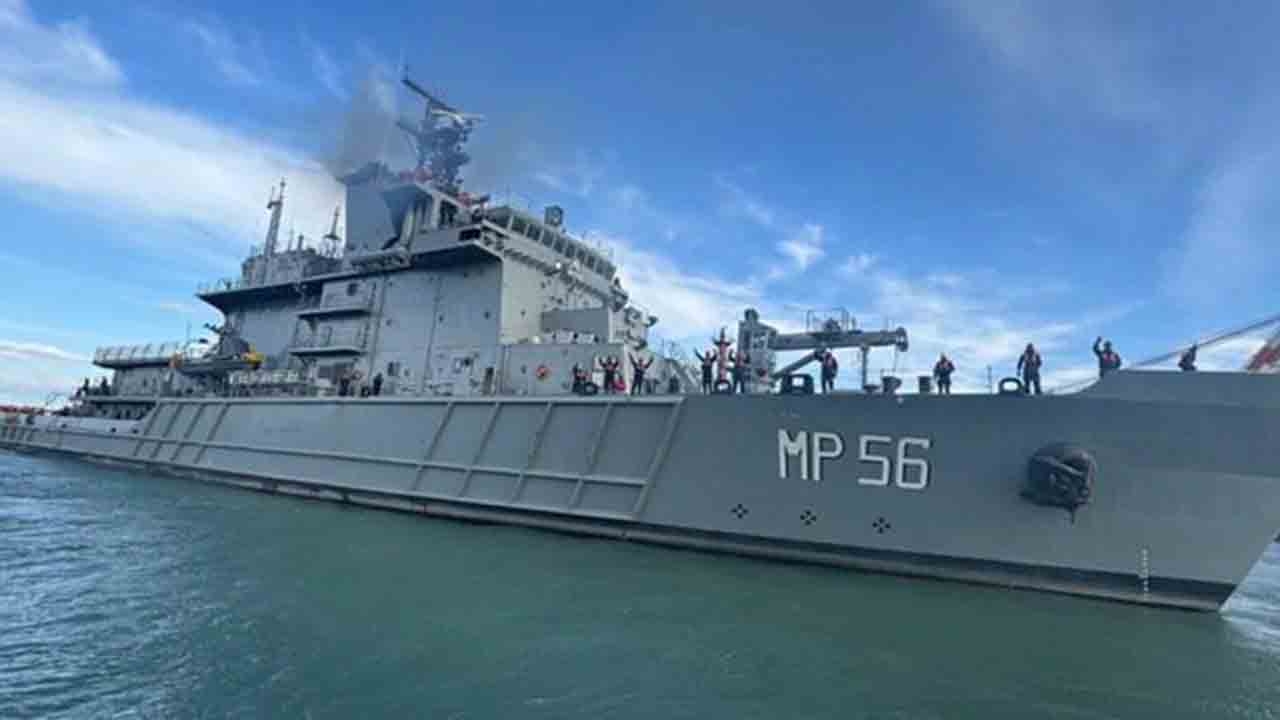 Navio de patrulha KCG 3001. Foto: Ministério da Defesa do Equador