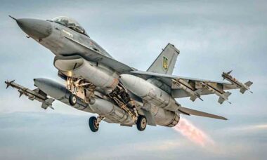 F-16 ucraniano. Telegram @army_tv