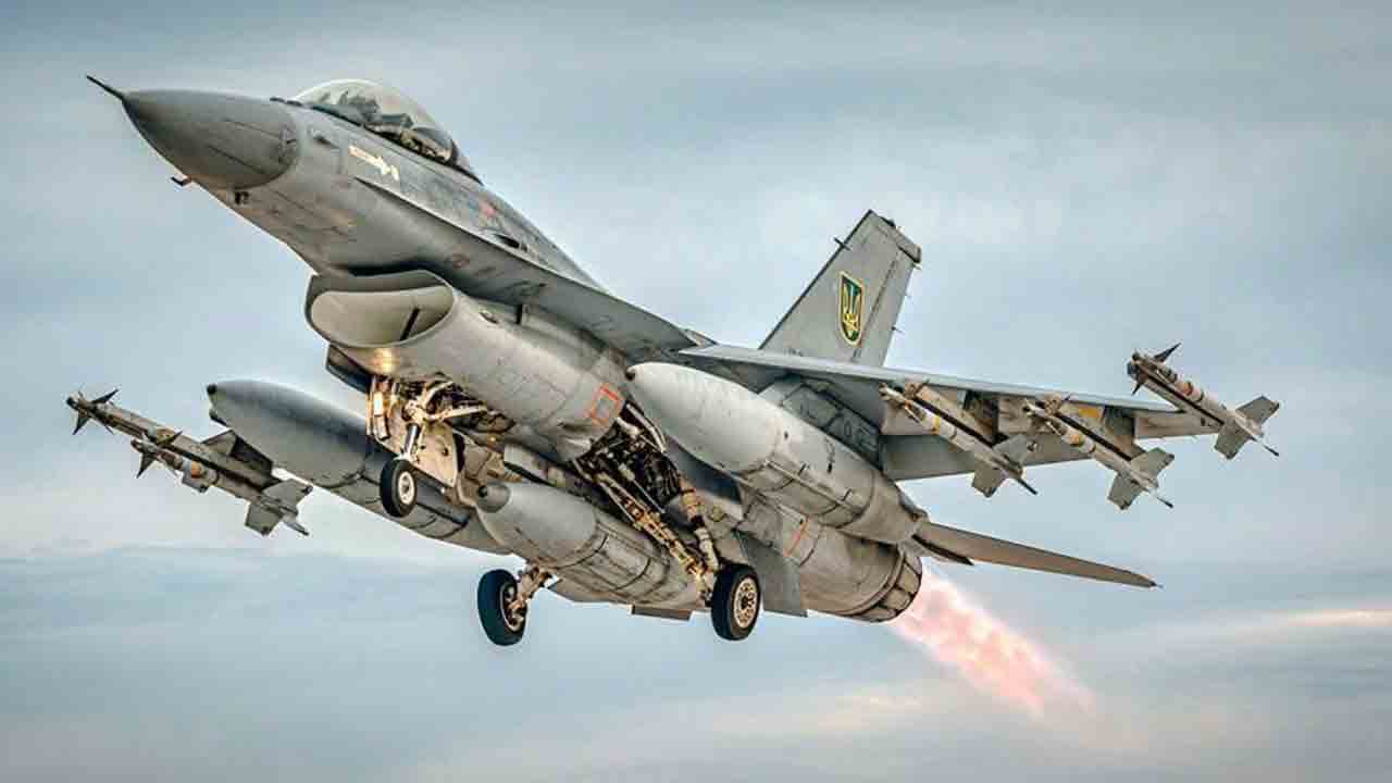 Oekraïense F-16. Telegram @army_tv