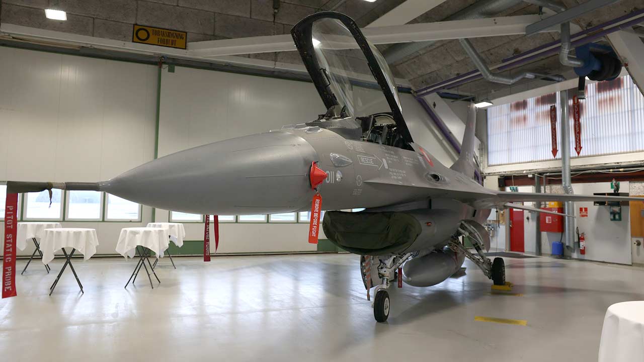 F-16 Fighting Falcon. Photo: Facebook @FMI