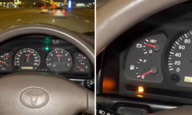 Dono de Toyota demonstra funcionamento de troca de tanque no meio da estrada: "Combustível ilimitado"