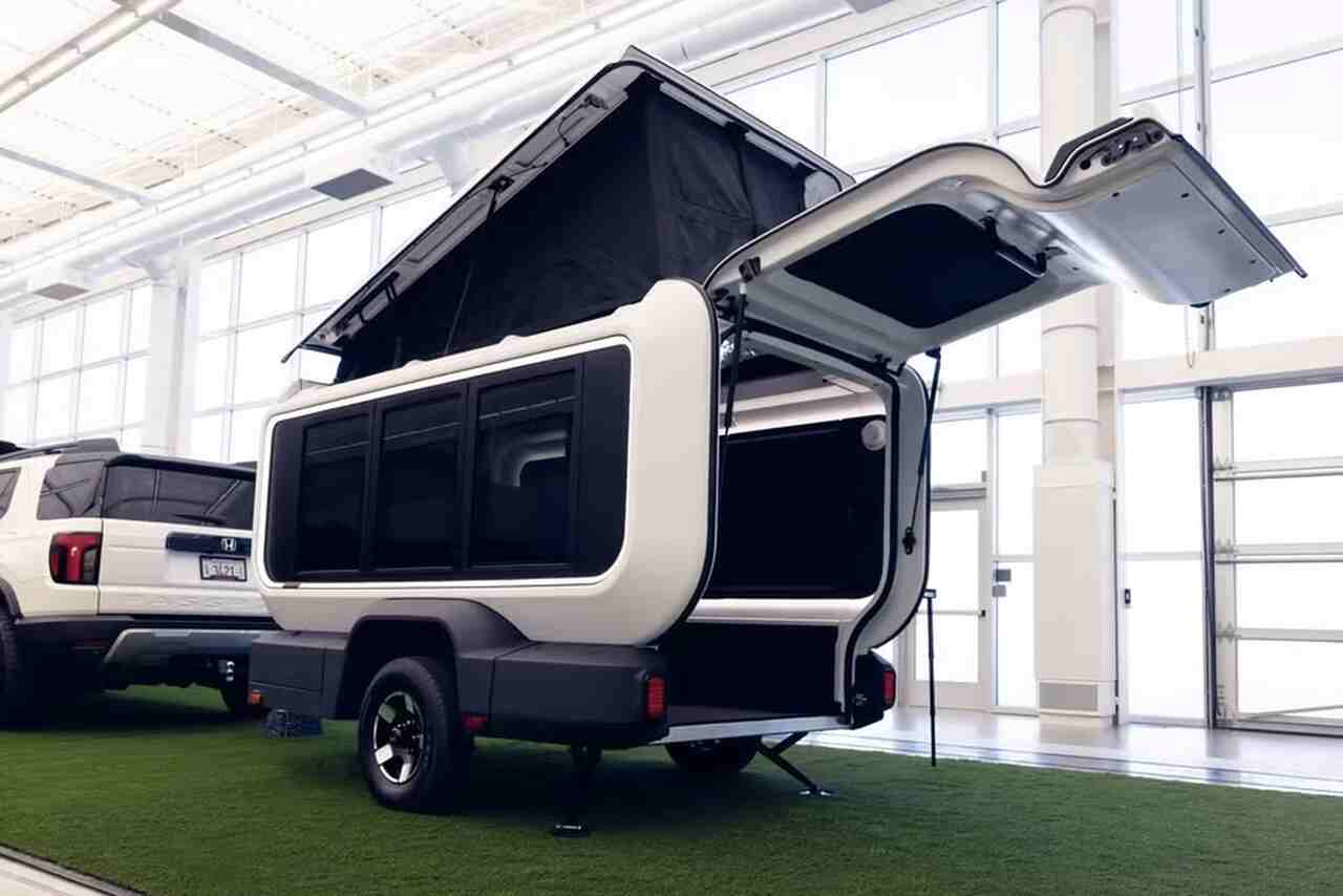 Honda presenta il prototipo di unità da campeggio trainabile