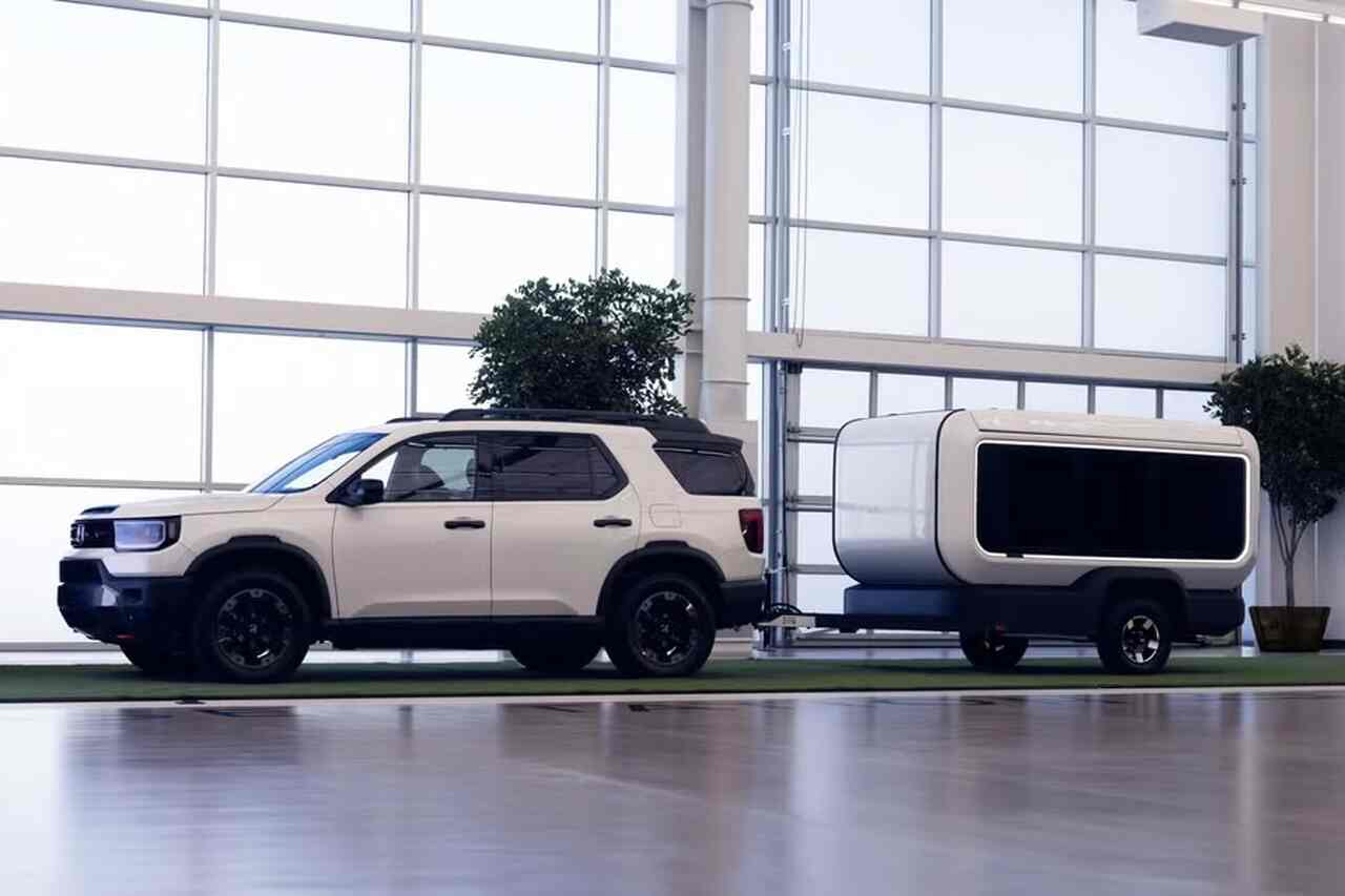 Honda presenta il prototipo di unità da campeggio trainabile