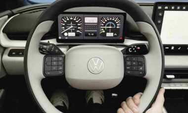 Volkswagen apresenta ID. Polo com interior redesenhado e display retrô inspirado no Golf. Foto: Volkswagen