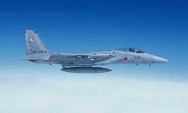 F15 Força Aérea de Autodefesa do Japão. Foto: X @jointstaffpa