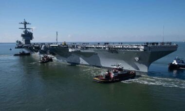 Porta-aviões USS John F. Kennedy. Instagram @kennedycvn79
