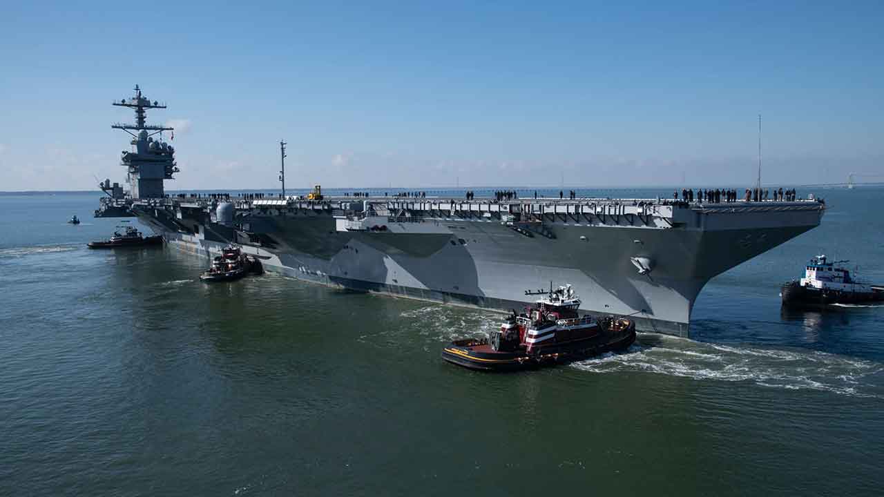 USS John F. Kennedy repülőgép-hordozó. Instagram @kennedycvn79