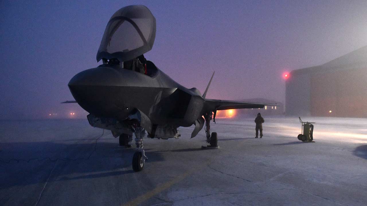  F-35s americano na Groelândia - 31 de janeiro de 2023
