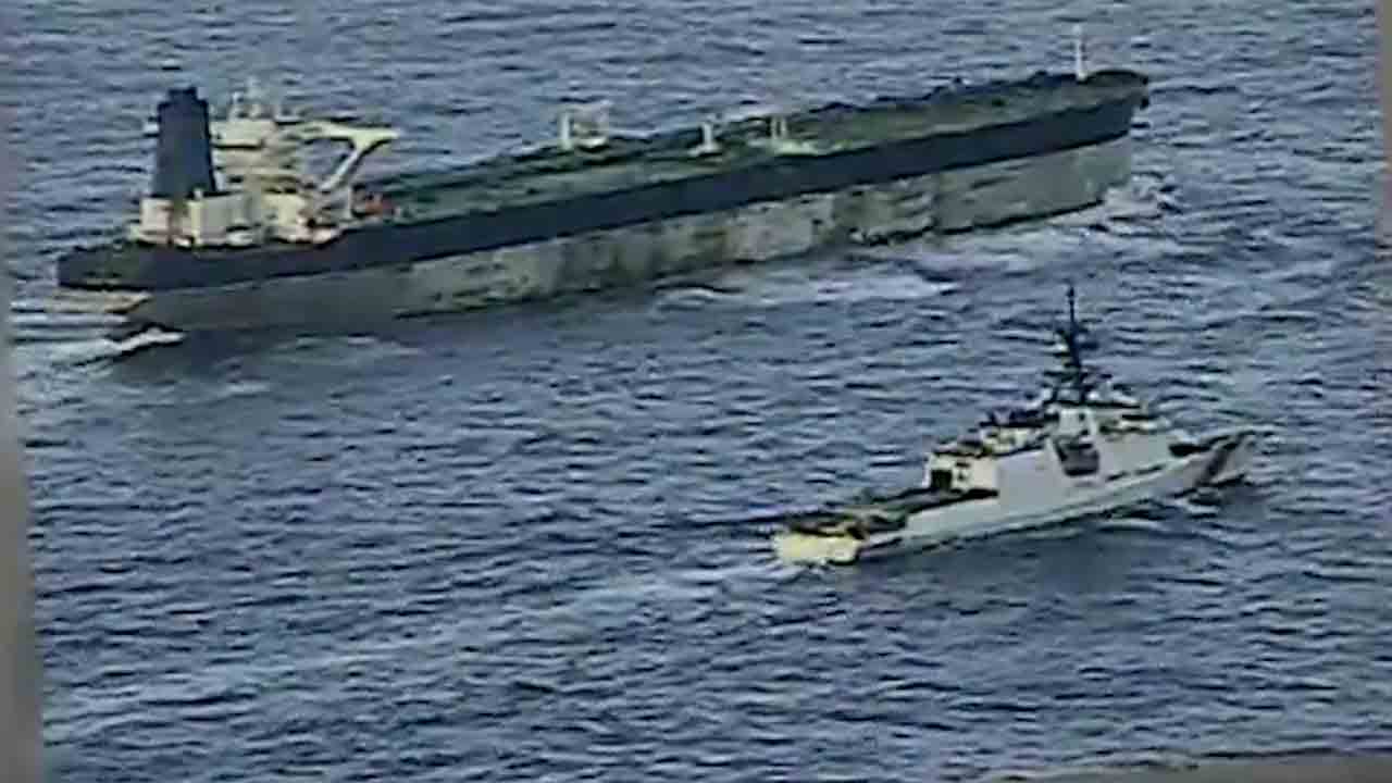 Seizure of the tanker M/V Bella I. X @USCG