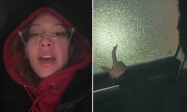 Mulher faz alerta do que não fazer com seu carro congelado: "Acredite em mim"