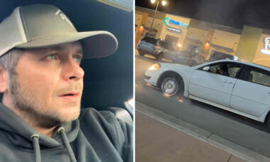 Vídeo: Homem flagra motorista tentando rodar com Chevrolet sem pneu